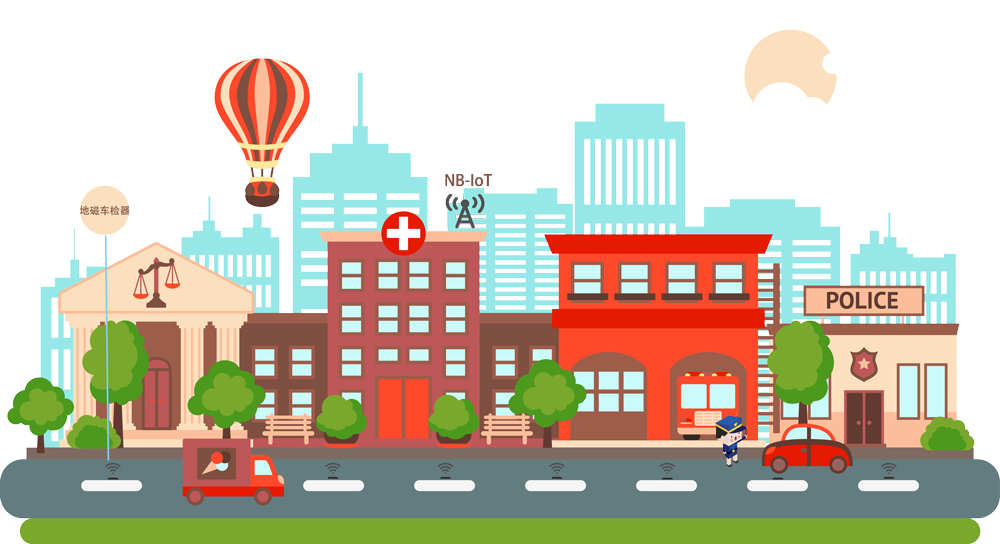 路邊停車場(chǎng)景